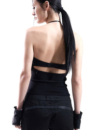 2WAY HALTER SLEEVELESS