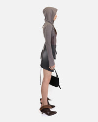 HOODED CARDIGAN