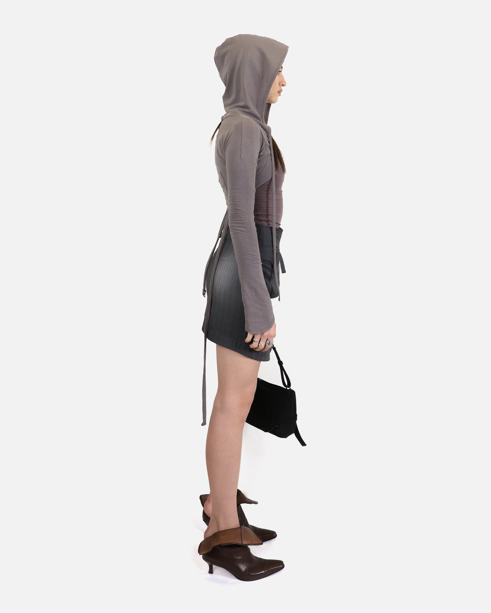 HOODED CARDIGAN
