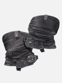 SWAMP FAUX LEATHER SPATZ