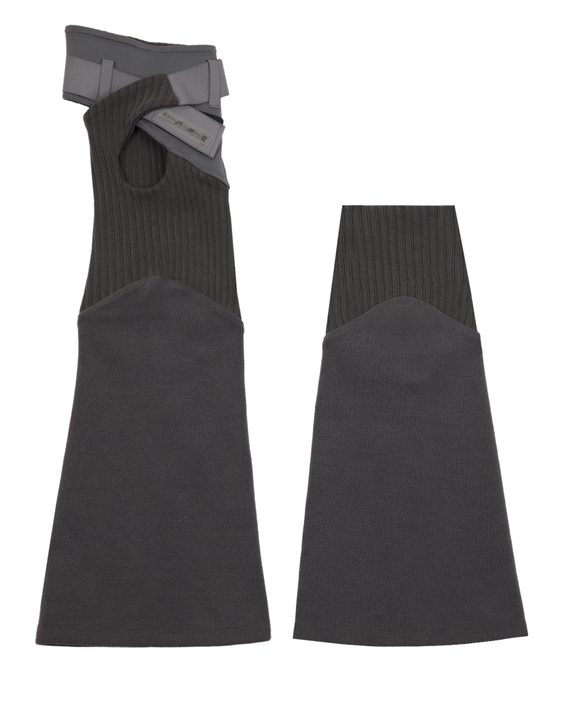 ASYMMETRIC LEG WARMER