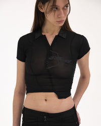 ASYMMETRIC HALF SLEEVE SHIRT