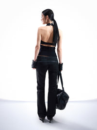 ASYMMETRIC WAIST PANTS