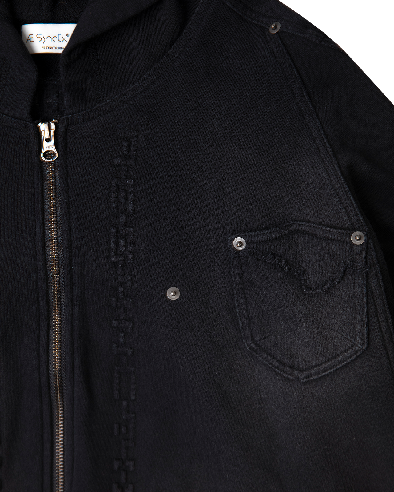 BRACES ZIP UP HOODIE