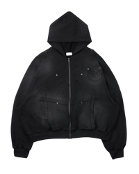 BRACES ZIP UP HOODIE