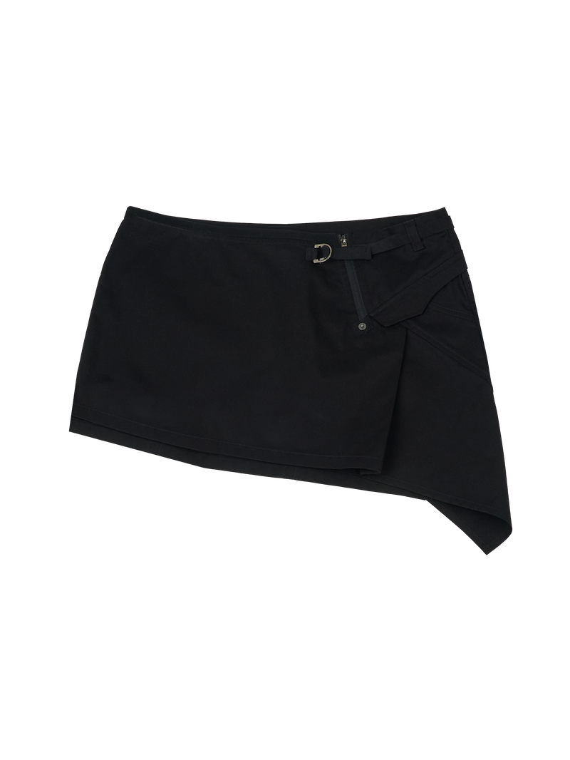 ASYMMETRIC MINI SKIRT