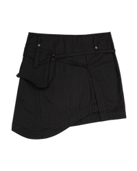 ASYMMETRIC MIDI SKIRT