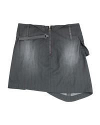 ASYMMETRIC MIDI SKIRT