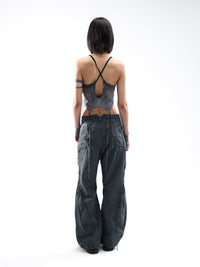 HALTER SLEEVELESS