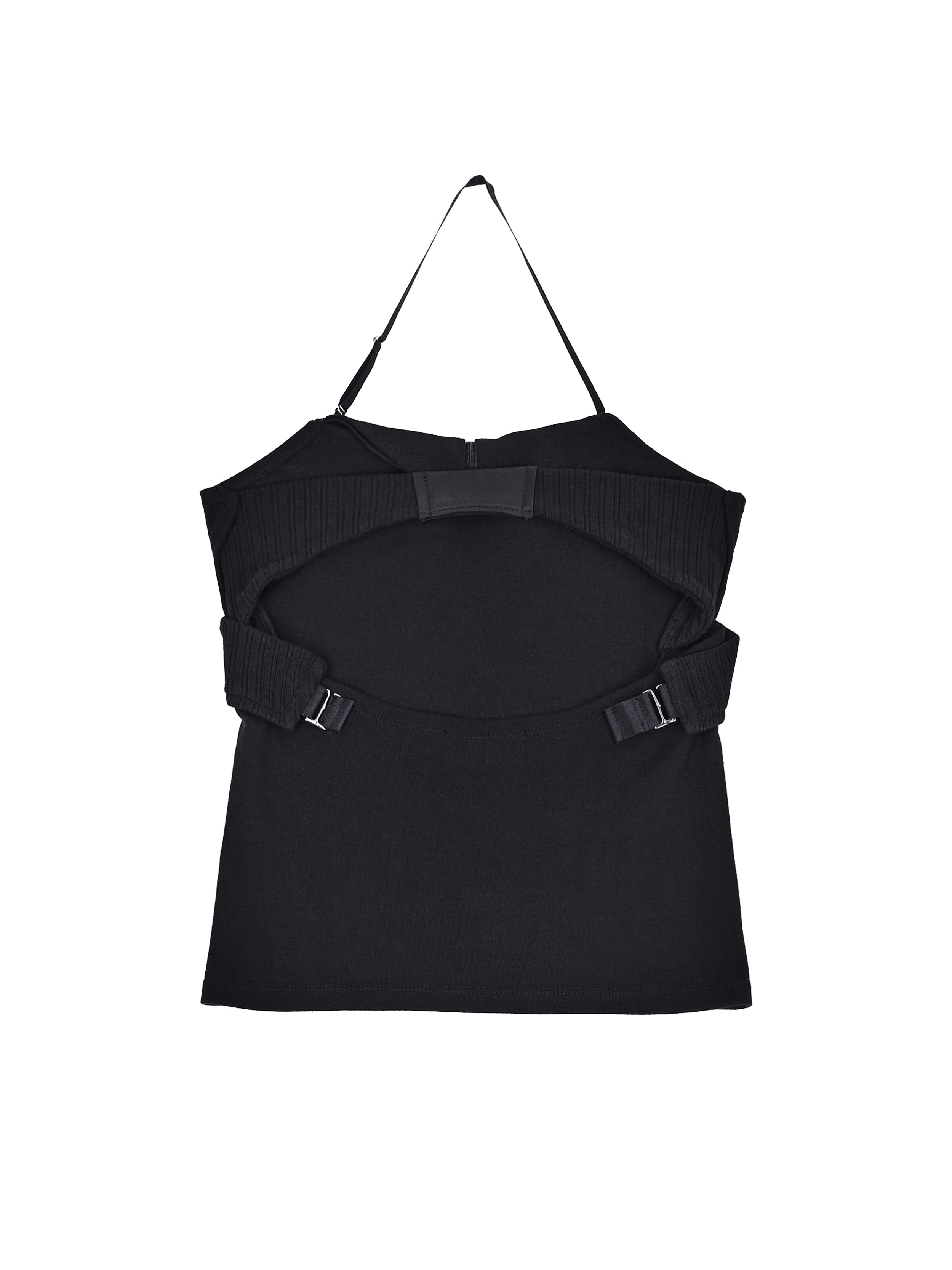 2WAY HALTER SLEEVELESS