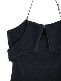 2WAY HALTER SLEEVELESS