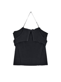 2WAY HALTER SLEEVELESS