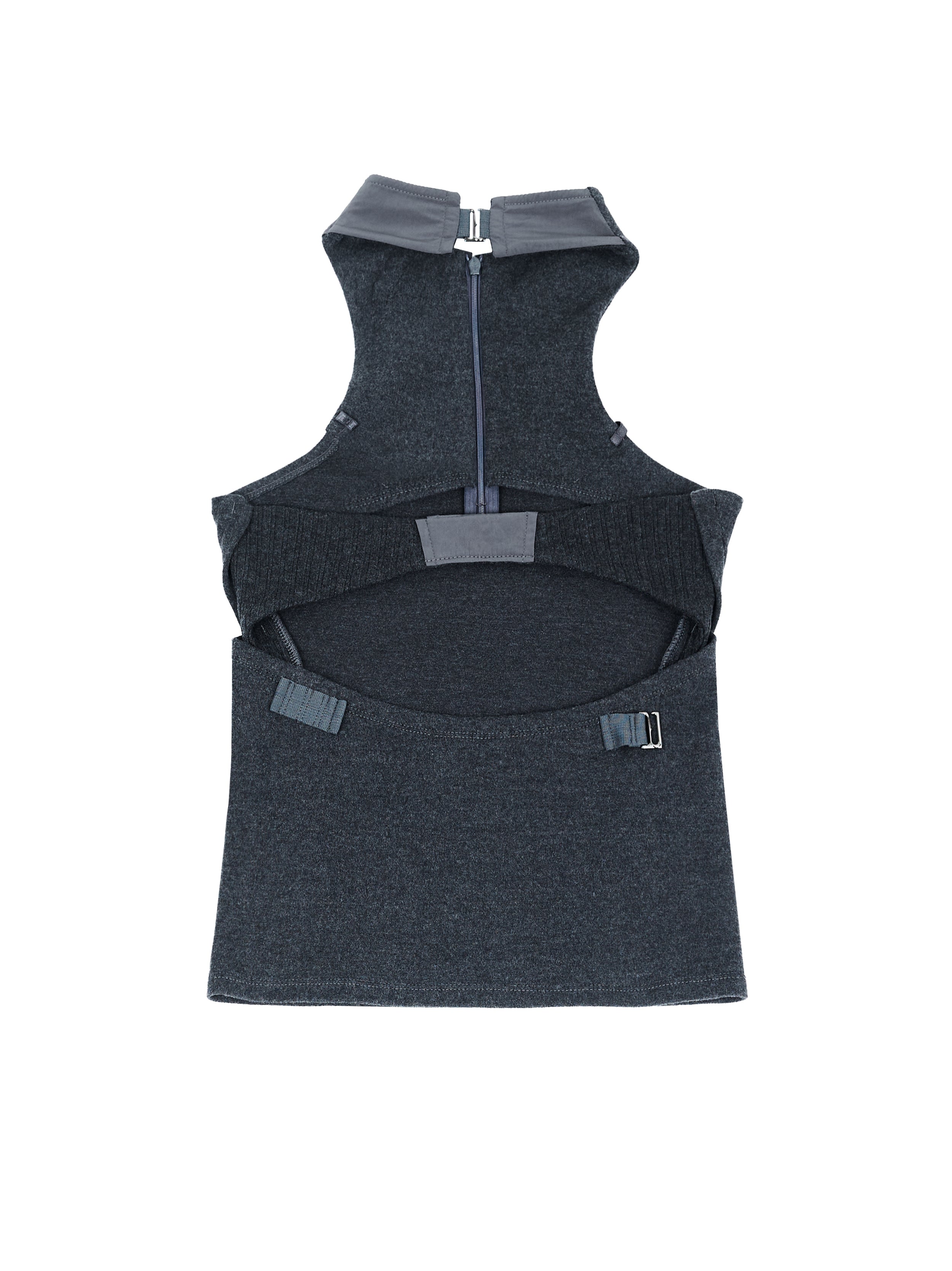 2WAY HALTER SLEEVELESS