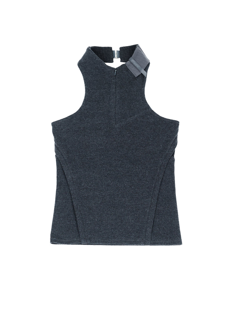 2WAY HALTER SLEEVELESS