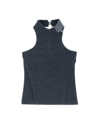 2WAY HALTER SLEEVELESS