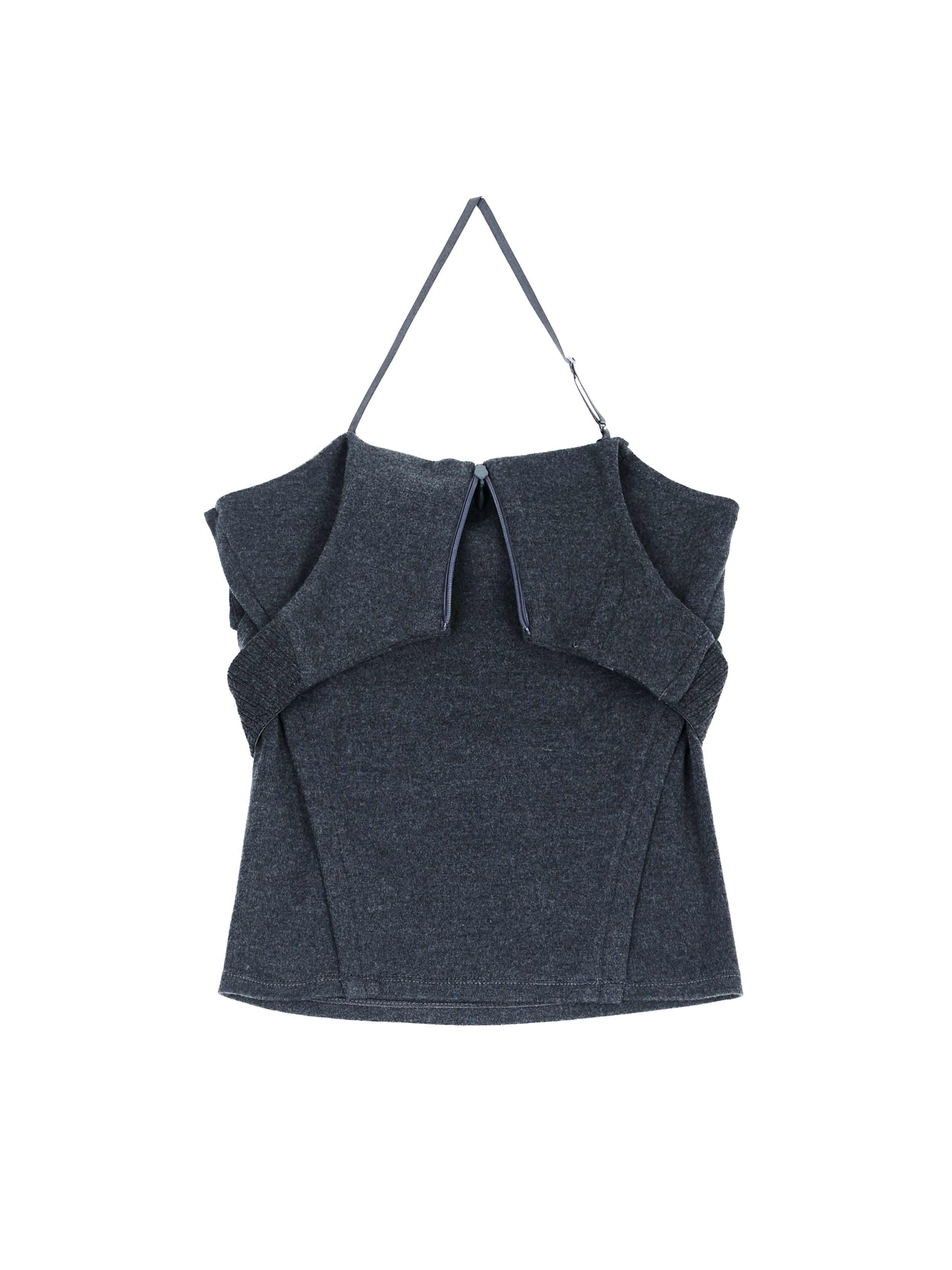 2WAY HALTER SLEEVELESS