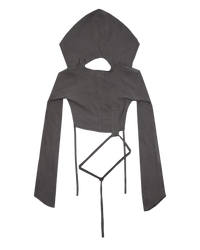 HOODED CARDIGAN